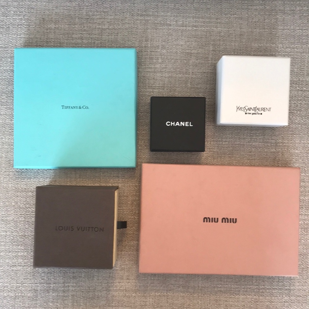 Lot of designer boxes